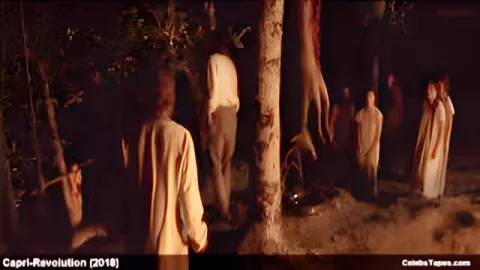 Naked Jenna Thiam, Lola Klamroth and Marianna Fontana on a nude beach in the film