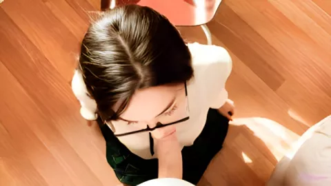 An English teacher fucked a student in leggings and a skirt in class