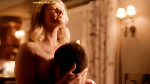 Paula Malcomson throws out big tits in the TV series