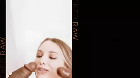 Skinny Lila is twisted on two huge black cocks