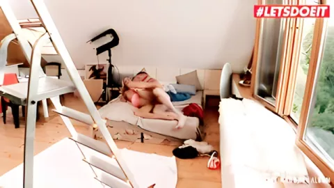 The jock photographer fucked and finished off the client's pubis at a photo shoot for the tender