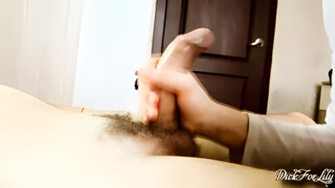 Cumshot on the tongue of a Russian woman in a mask after sucking a hairy dick